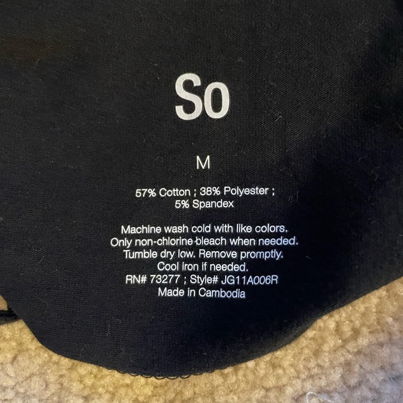 SO Tank top | Size:Medium | Black | - Picture 3 of 3